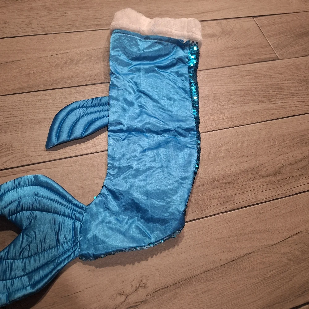 🦔Mermaid tail flip sequin christmas stocking🦄